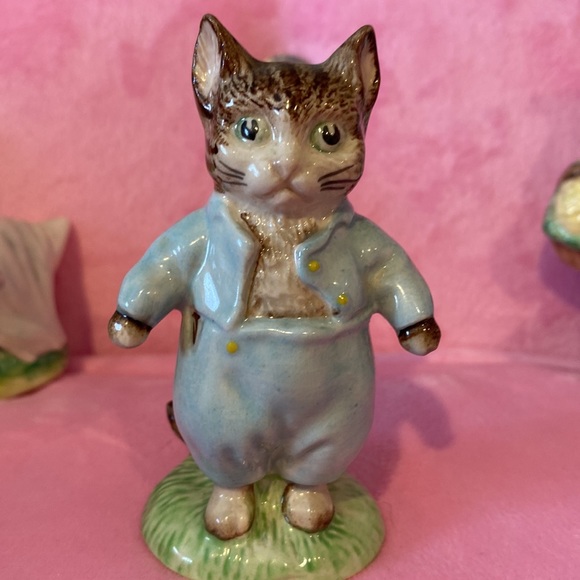 Figurine Tom Kitten Toy Royal Albert Beatrix Potter Figurine Tom